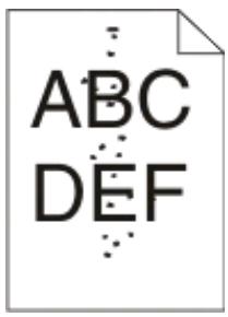 LEXMARK E260D - Traces de toner - 1