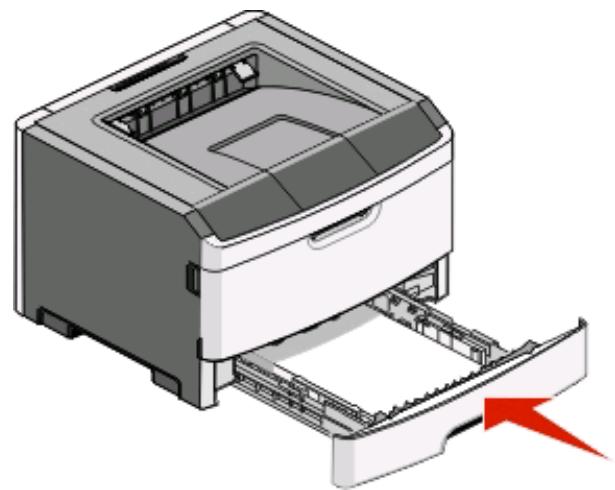LEXMARK E260D - Elimination des bourrages du tiroir 1 - 4