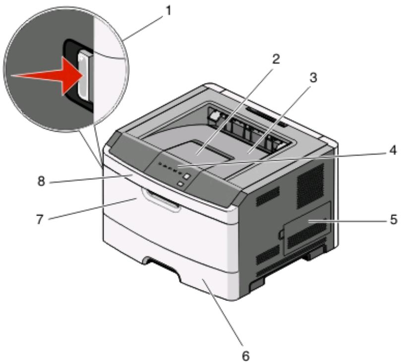 LEXMARK E260D - Modèle de base - 1