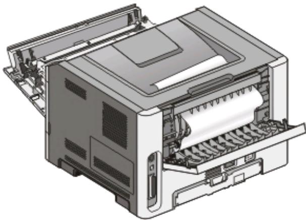 LEXMARK E260D - Elimination des bourrages derrière la porte arrêté - 3
