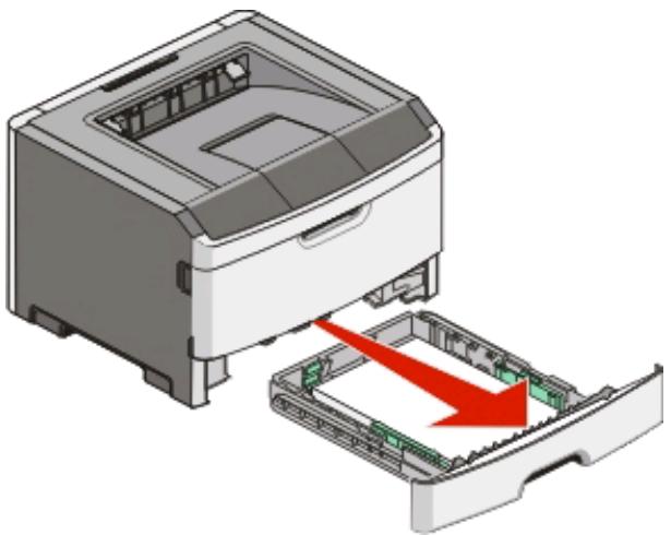 LEXMARK E260D - Elimination des bourrages du tiroir 1 - 1