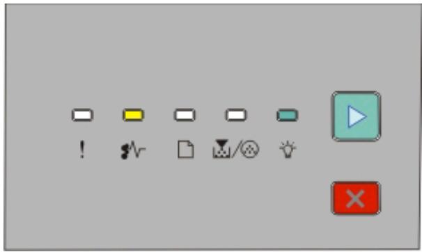 LEXMARK E260D - Présentation des voyants de bourrages papier et accès aux zones de bourrage - 1