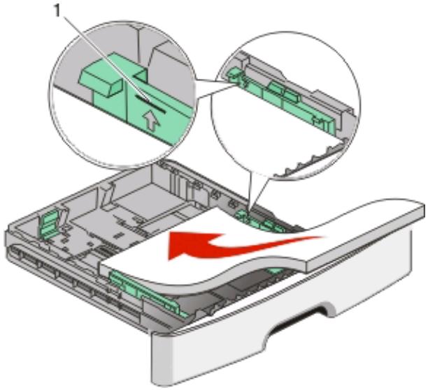 LEXMARK E260D - Chargement du tiroir 250 feuilles standard - 8