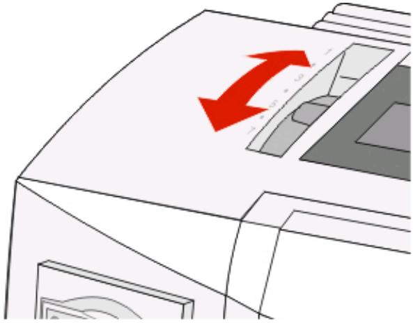 LEXMARK FORMS PRINTER 2500 - Chargement de papier listing par l'avant à l'aide du tracteur tirant - 1