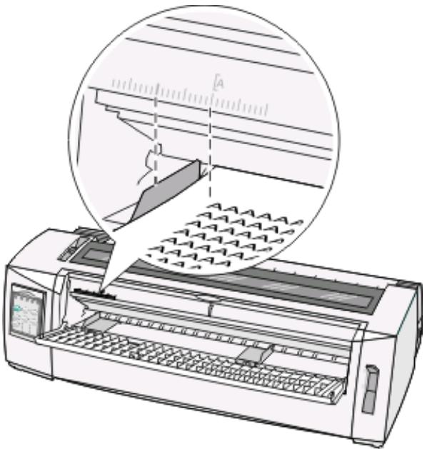LEXMARK FORMS PRINTER 2500 - Chargement manuel d'une feuille simple ou d'une enveloppe - 4