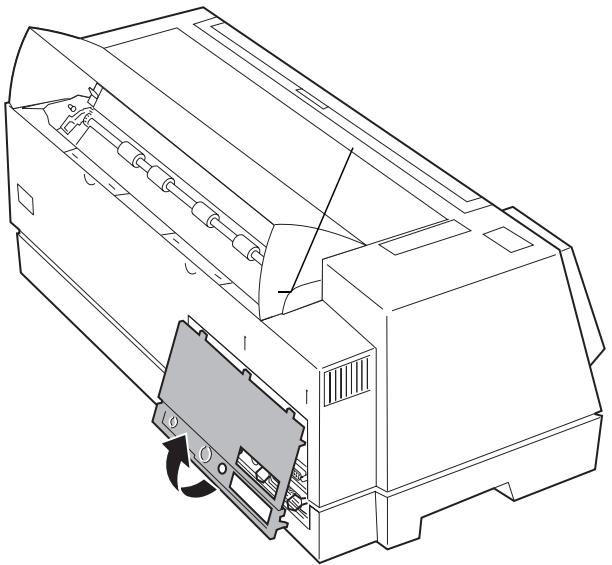 LEXMARK FORMS PRINTER 4227 - Installation du chargeur du tracteur 2 - 4