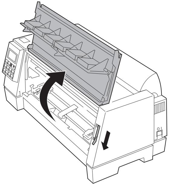 LEXMARK FORMS PRINTER 4227 - Pour charger en papier continu : - 1