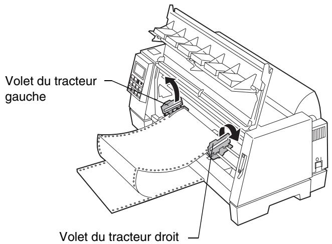 LEXMARK FORMS PRINTER 4227 - Pour charger en papier continu : - 3