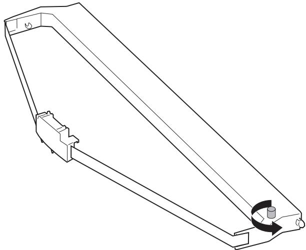 LEXMARK FORMS PRINTER 4227 - Installation de la cartouche de ruban - 2