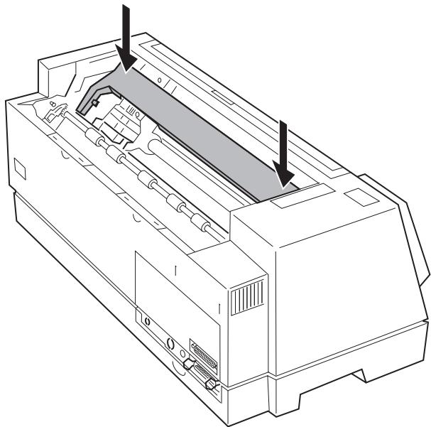 LEXMARK FORMS PRINTER 4227 - Installation de la cartouche de ruban - 5