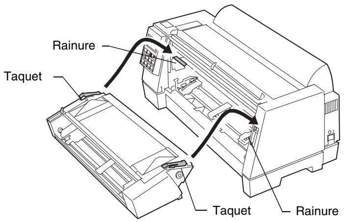 LEXMARK FORMS PRINTER 4227 - Installation de l'alimentation automatique - 2