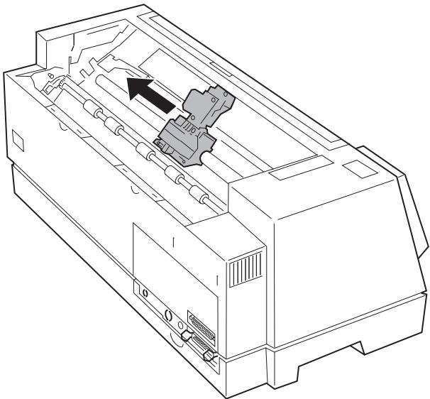 LEXMARK FORMS PRINTER 4227 - Installation de la cartouche de ruban - 1