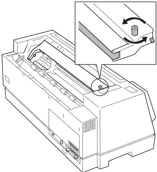 LEXMARK FORMS PRINTER 4227 - Installation de la cartouche de ruban - 6