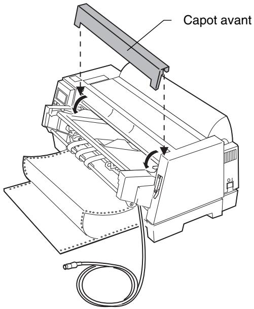 LEXMARK FORMS PRINTER 4227 - Installation du chargeur du tracteur 2 - 3