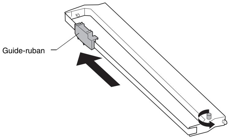 LEXMARK FORMS PRINTER 4227 - Installation de la cartouche de ruban - 3