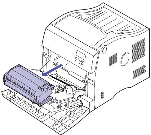 LEXMARK OPTRA C710 - Pour remplacer la couroie de transfert : - 1