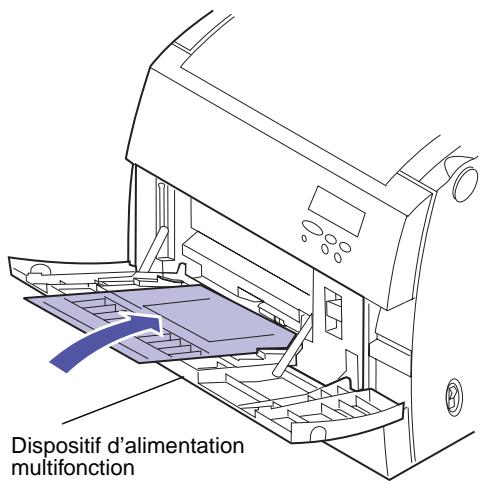 LEXMARK OPTRA C710 - Chargement des transparents - 1