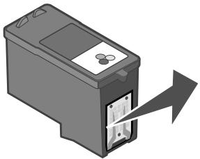 LEXMARK P315 - Wiping the print cartridge nozzles and contacts - 2