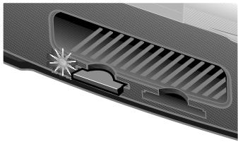 LEXMARK P315 - Inserting memory cards - 1