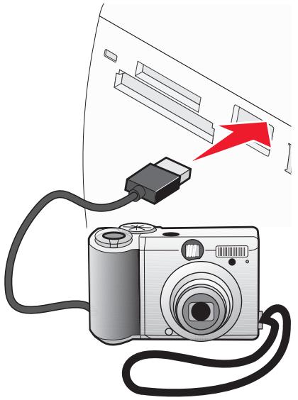 LEXMARK P350 - Connexion d'un appareil photo compatible PictBridge - 1