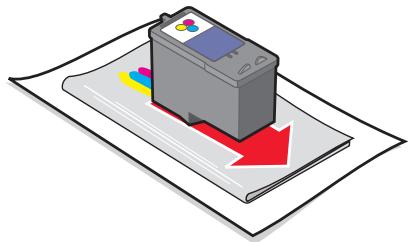 LEXMARK P350 - Essuyage des buses et des contacts des cartouches - 1