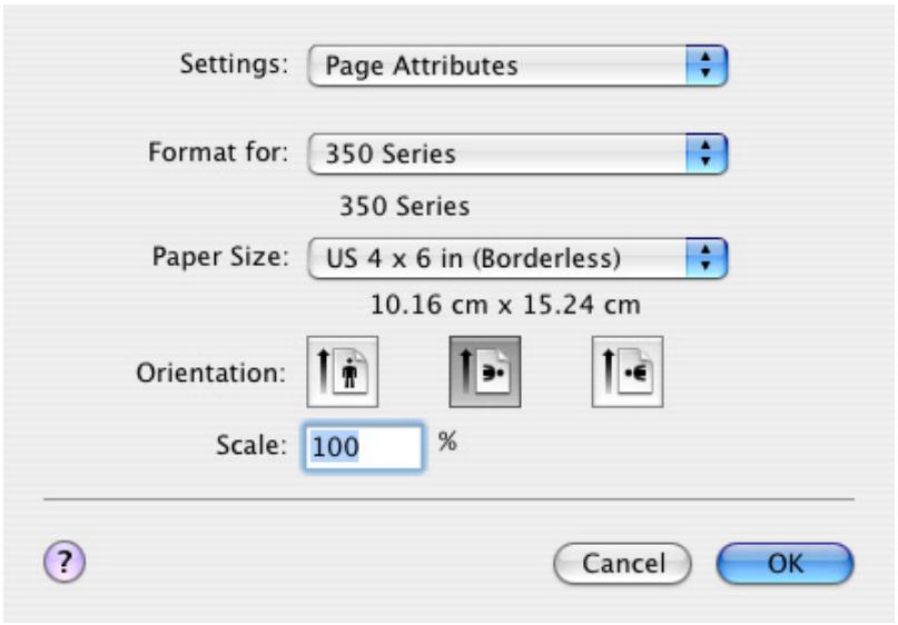 LEXMARK P350 - Utilisation de la zone de dialogue Format d'impression - 1