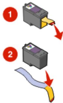 LEXMARK P450 - Installation d'une cartouche d'encre - 1