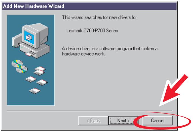 LEXMARK P706 - Rien ne se produit lorsque j'insère le CD du logiciel de l'imprimante. - 1