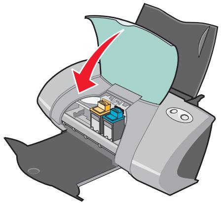 LEXMARK P706 - Installation des cartouches d'encre - 4
