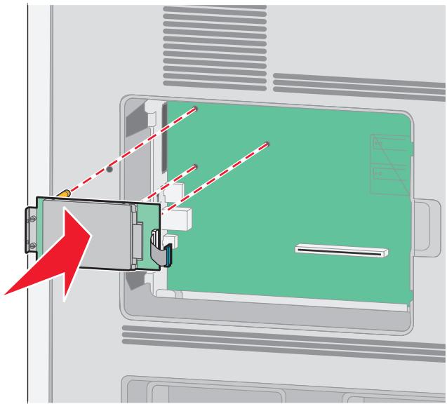 LEXMARK T650 - Installation d'un disque dur sur l'imprimante - 7