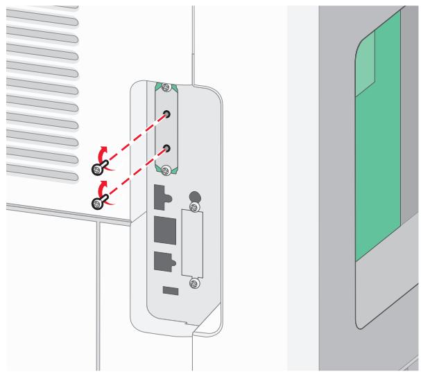 LEXMARK T650 - Installation d'un disque dur sur l'imprimante - 8