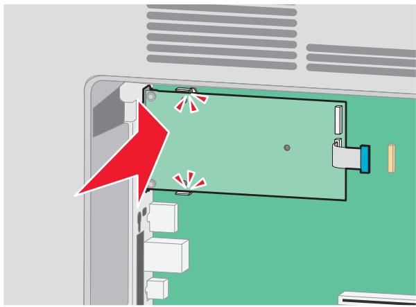 LEXMARK T650 - Installation d'un port ISP (Internal Solutions Port) - 11