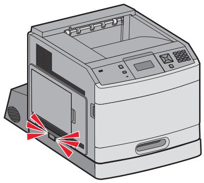 LEXMARK T650 - Retrait d'un dispositif recto verso optionnel - 2