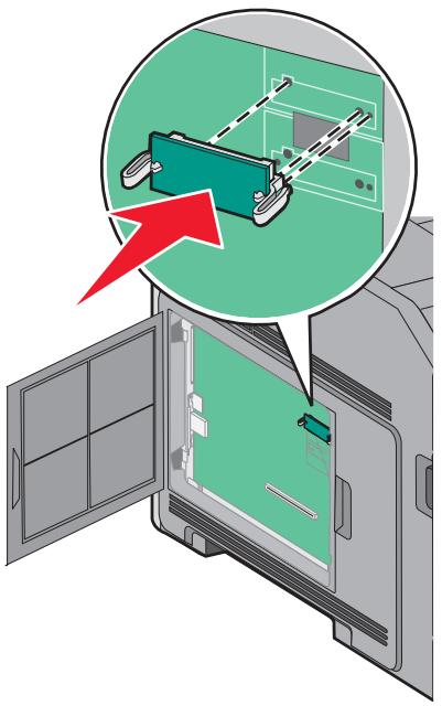 LEXMARK T650 - Installation d'une carte mémoire flash ou d'une barrette microcode - 4