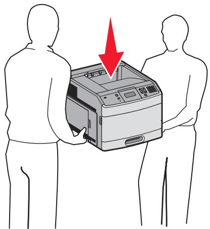 LEXMARK T650 - Avant de déplacer l'imprimante - 2