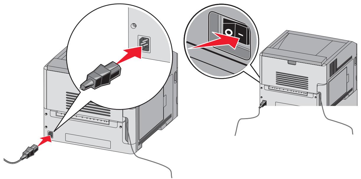 LEXMARK T650 - Installation d'une imprimante sur un réseau sans fil (Macintosh)   Préparez la configuration de l'imprimante. - 1