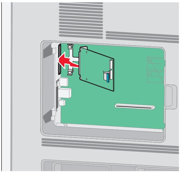 LEXMARK T650 - Installation d'un port ISP (Internal Solutions Port) - 10