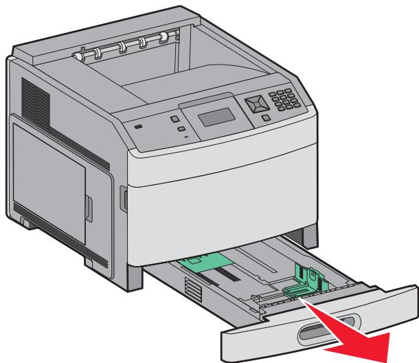 LEXMARK T650 - Chargement du tiroir 250 ou 550 feuilles (standard ou optionnel) - 1