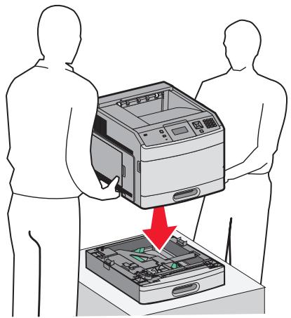 LEXMARK T650 - Installation des bacs papier - 3