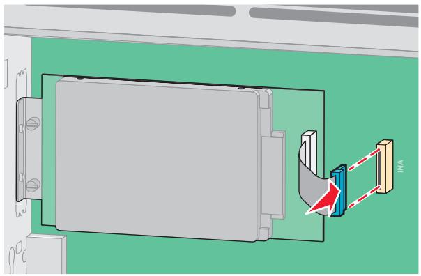 LEXMARK T650 - Installation d'un disque dur sur l'imprimante - 9