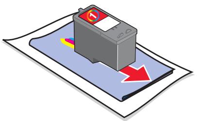 LEXMARK X2470 - Essuyage des buses et des contacts des cartouches - 1