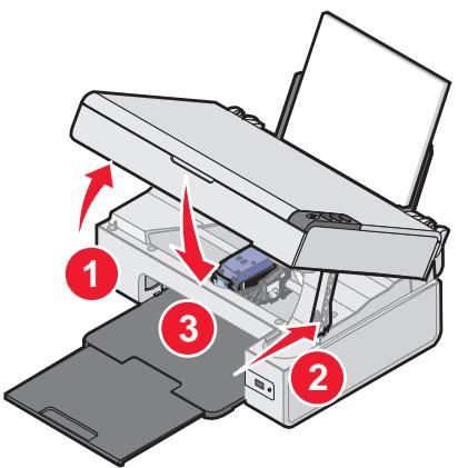 LEXMARK X2470 - Installation d'une cartouche d'encre - 5