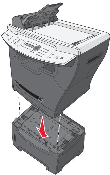 LEXMARK X342N - Installation d'un tiroir papier supplémentaire - 1