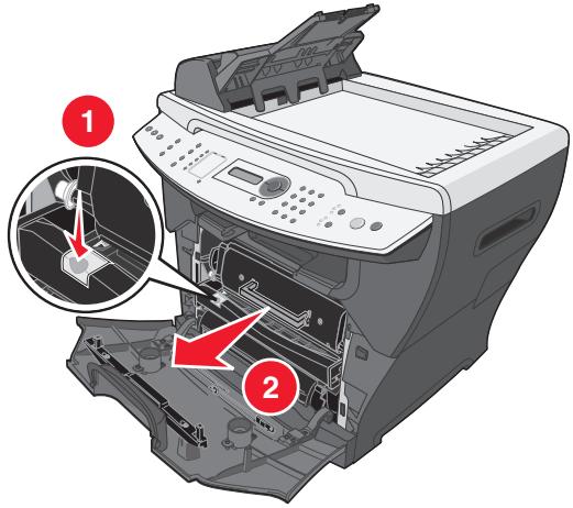 LEXMARK X342N - Répartition du toner - 2