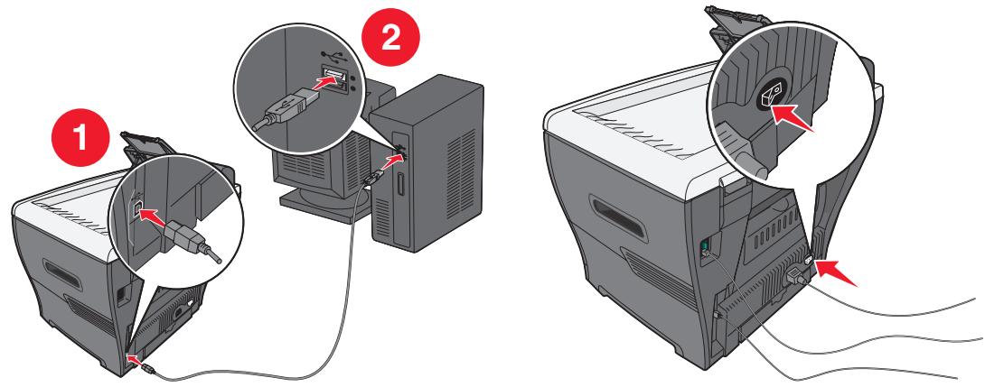 LEXMARK X342N - Installation du logiciel par connexion USB - 1