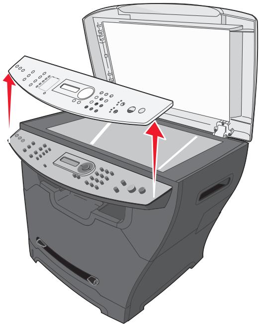 LEXMARK X342N - Installation d'une façon de panneau de commandes dans une autre langue - 1
