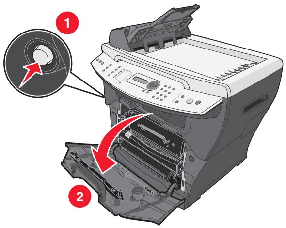LEXMARK X342N - Répartition du toner - 1