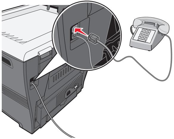LEXMARK X342N - Connexion à un téléphone - 3