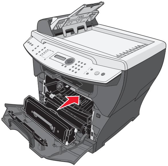 LEXMARK X342N - Installation d'une cartouche de toner - 2