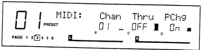 ALESIS MIDIVERB 4 - Canal MIDI - 1